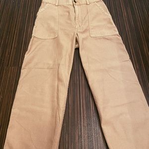 Tan Wide Leg Pant